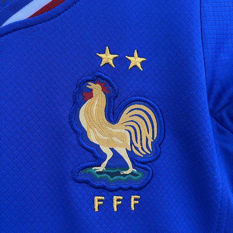 2024 France Euro Cup Home Kids Kit Jersey+Shorts - gallery