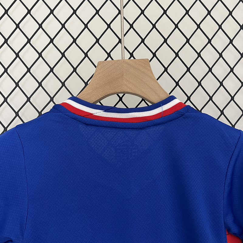 2024 France Euro Cup Home Kids Kit Jersey+Shorts - gallery