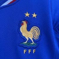 2024 France Euro Cup Home Kids Kit Jersey+Shorts - view 5