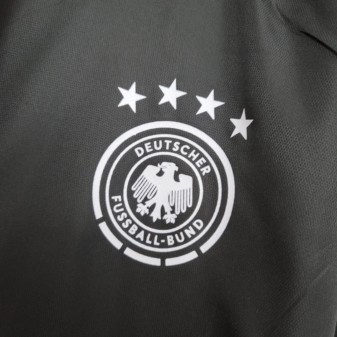 2021 Windbreaker Soccer Jersey Germany Black - gallery