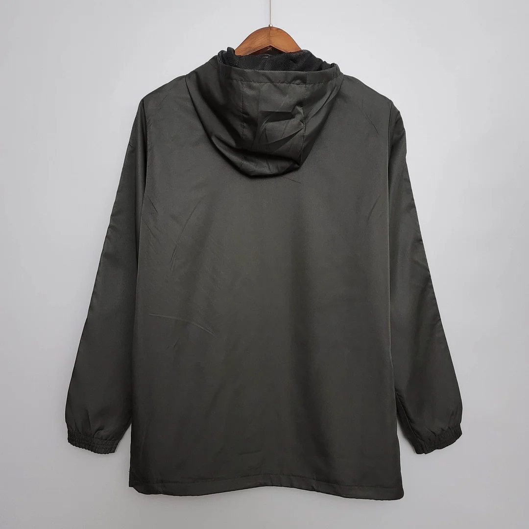 2021 Windbreaker Soccer Jersey Germany Black - gallery