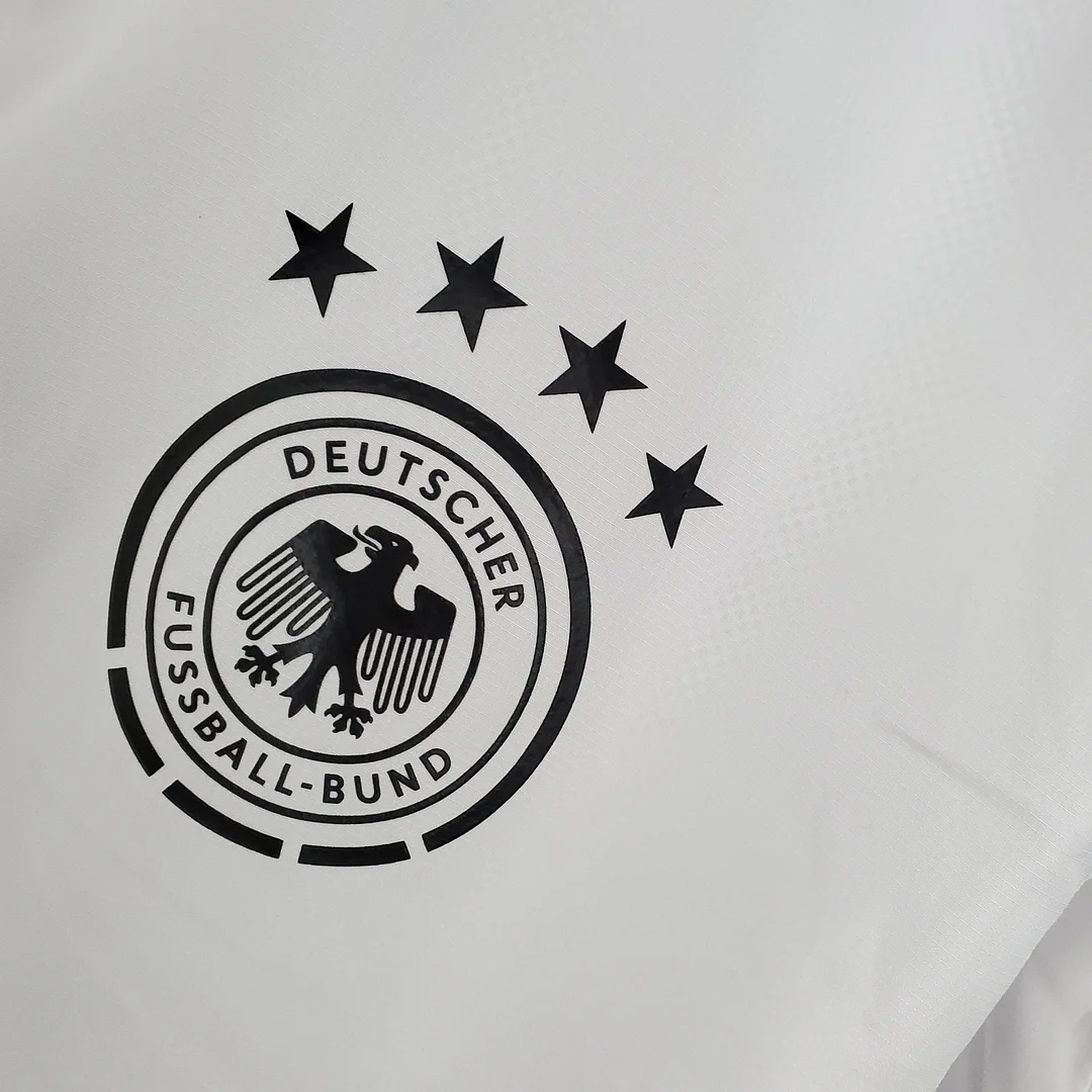 2021 Windbreaker Soccer Jersey Germany White - gallery