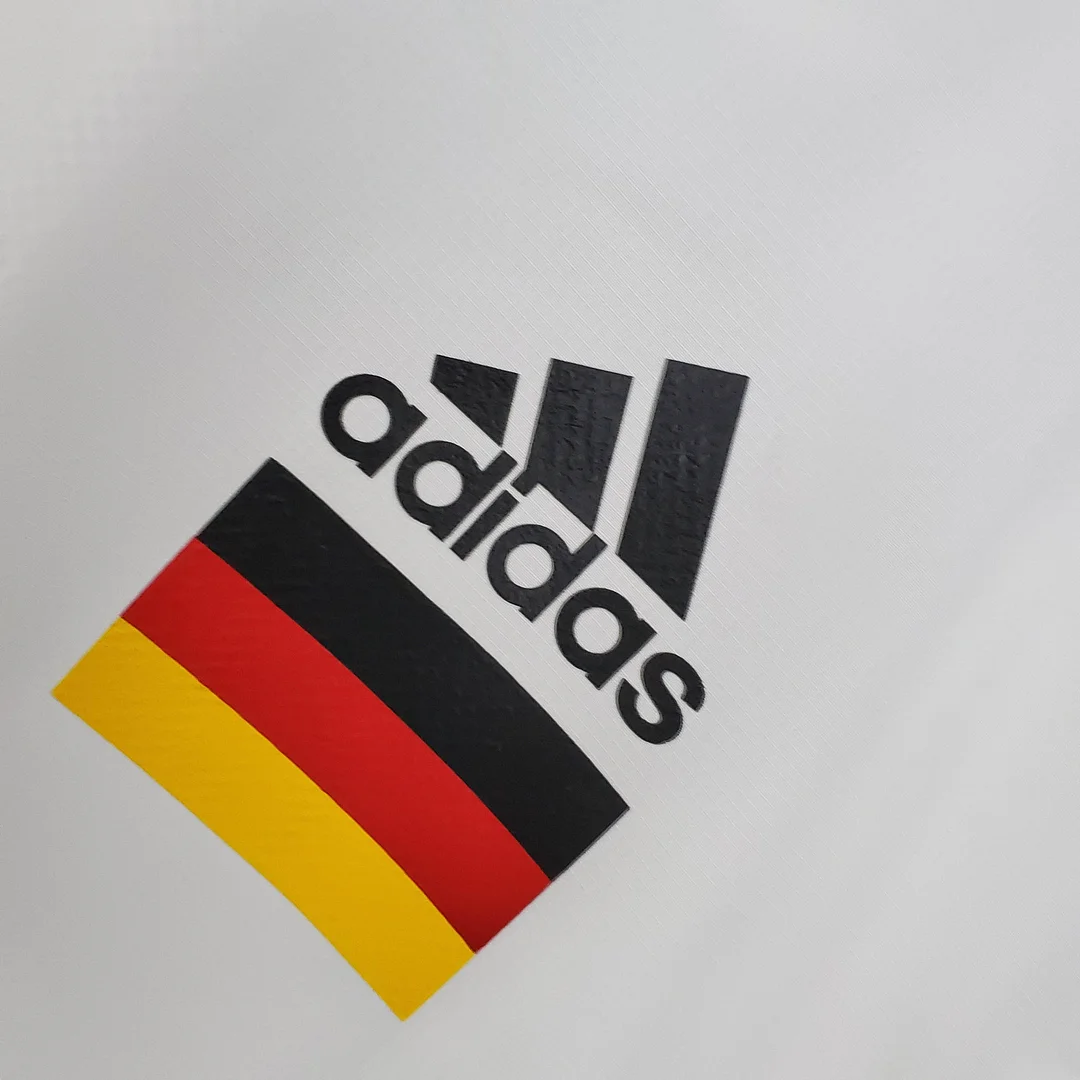 2021 Windbreaker Soccer Jersey Germany White - gallery