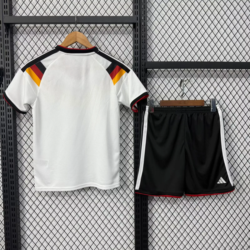 2026 Germany Home World Cup Soccer Kids Full Kit Jersey+Shorts+Socks - view 5