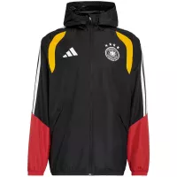 2026 Germany Windbreaker Hoodie Jacket Red&Black - view 1