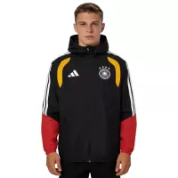 2026 Germany Windbreaker Hoodie Jacket Red&Black - view 3