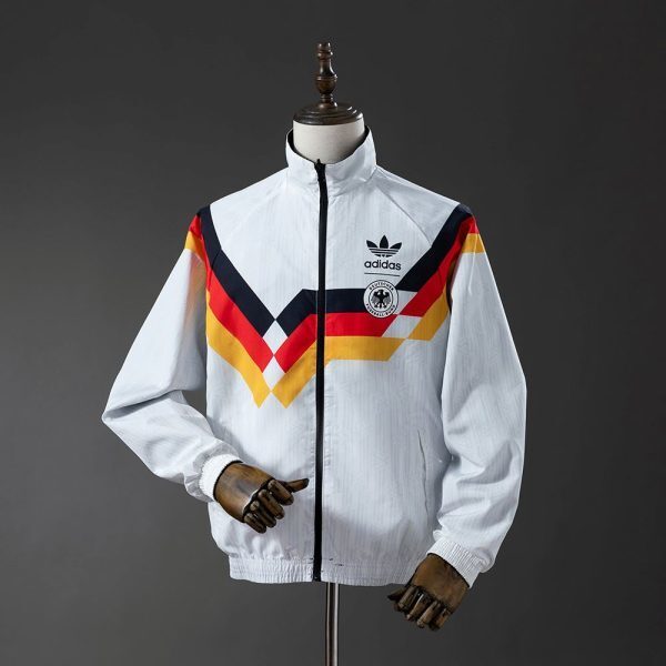 1990 Germany Retro Reversible Double-Sides Windbreaker Jacket - gallery