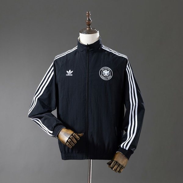 1990 Germany Retro Reversible Double-Sides Windbreaker Jacket - gallery