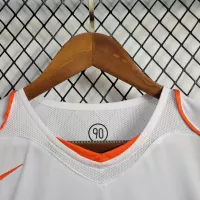 2004 Netherlands  Away Retro Jersey White - view 8