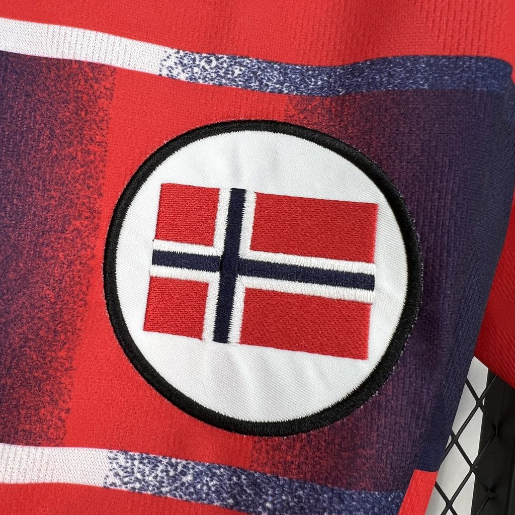 1997 Norway Home Soccer Retro Jersey - gallery