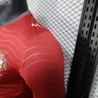 2026 Portugal  Home World Cup Soccer Jersey Player Version Long Sleeve - view 11