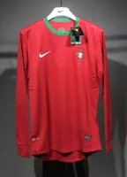 2012 Portugal  Euro Cup Home Retro Jersey Player Edtion Long Sleeve - view 1