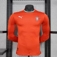 2025 Portugal  Home Soccer Jersey Player Version Long Sleeve - view 1