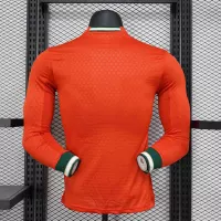 2025 Portugal  Home Soccer Jersey Player Version Long Sleeve - view 3