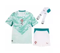 2026 Portugal Away World Cup Soccer Full Kids Kit Jersey+Shorts+Socks - view 1