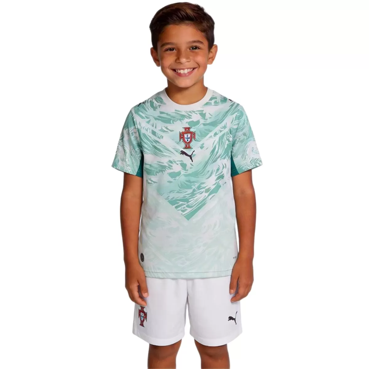 2026 Portugal Away World Cup Soccer Kids Kit Jersey+Shorts - view 4