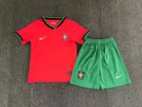 2024 Portugal Euro Cup Home Kids Kit Jersey+Short - view 1