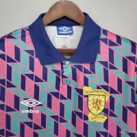 89-90 Scotland Away Soccer Retro Jersey - view 7