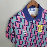 89-90 Scotland Away Soccer Retro Jersey - view 8