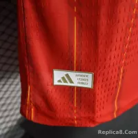 2026 Spain Home World Cup Soccer Jersey Authentic Shirt Long Sleeve - view 11