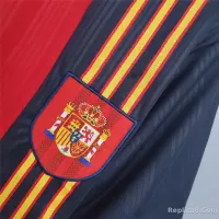 1996 Spain Home Euro Cup Retro Jersey - view 4