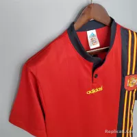 1996 Spain Home Euro Cup Retro Jersey - view 7