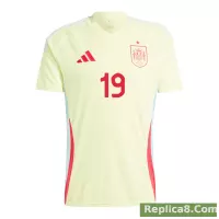 2024 Spain LAMINE YAMAL #19 Euro Cup Away Football Jersey - view 3