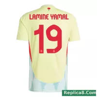 2024 Spain LAMINE YAMAL #19 Euro Cup Away Football Jersey - view 4