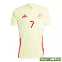 2024 Spain MORATA #7 Euro Cup Away Football Jersey - view 3