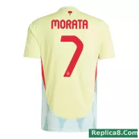 2024 Spain MORATA #7 Euro Cup Away Football Jersey - view 4