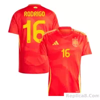 2024 Spain RODRIGO #16 Euro Cup Home Football Jersey - view 1