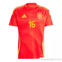 2024 Spain RODRIGO #16 Euro Cup Home Football Jersey - view 3