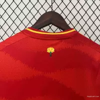 2024 Spain Euro Cup Home Football Jersey - view 8