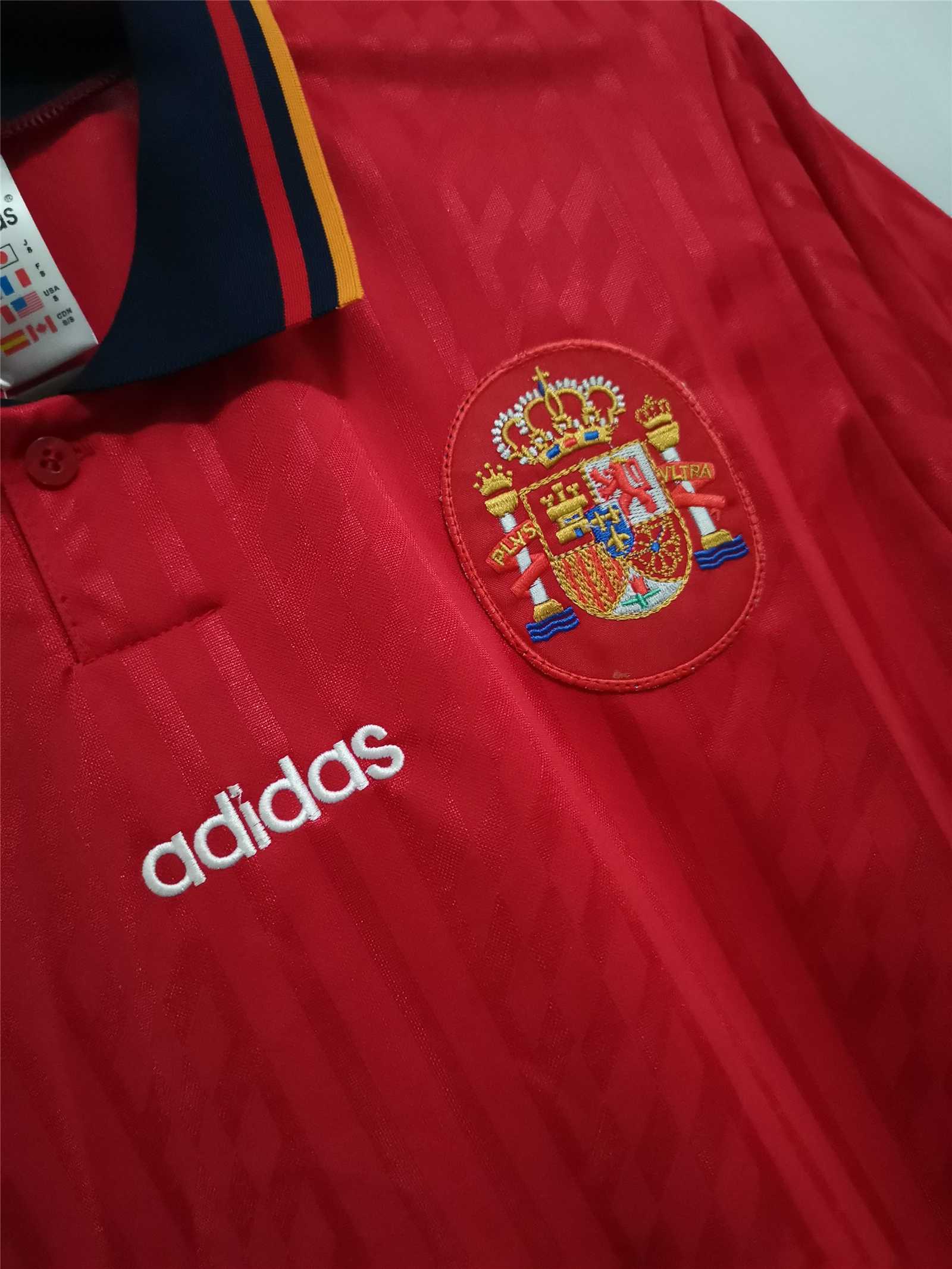 1994 Spain Home World Cup Retro Jersey - gallery