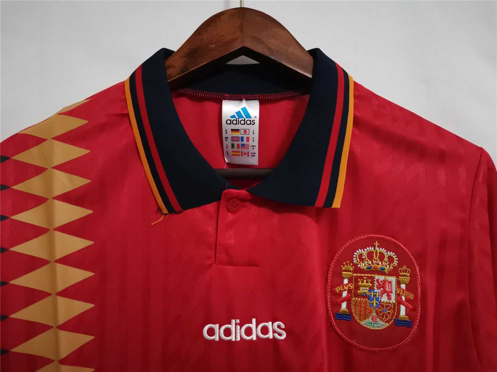 1994 Spain Home World Cup Retro Jersey - gallery