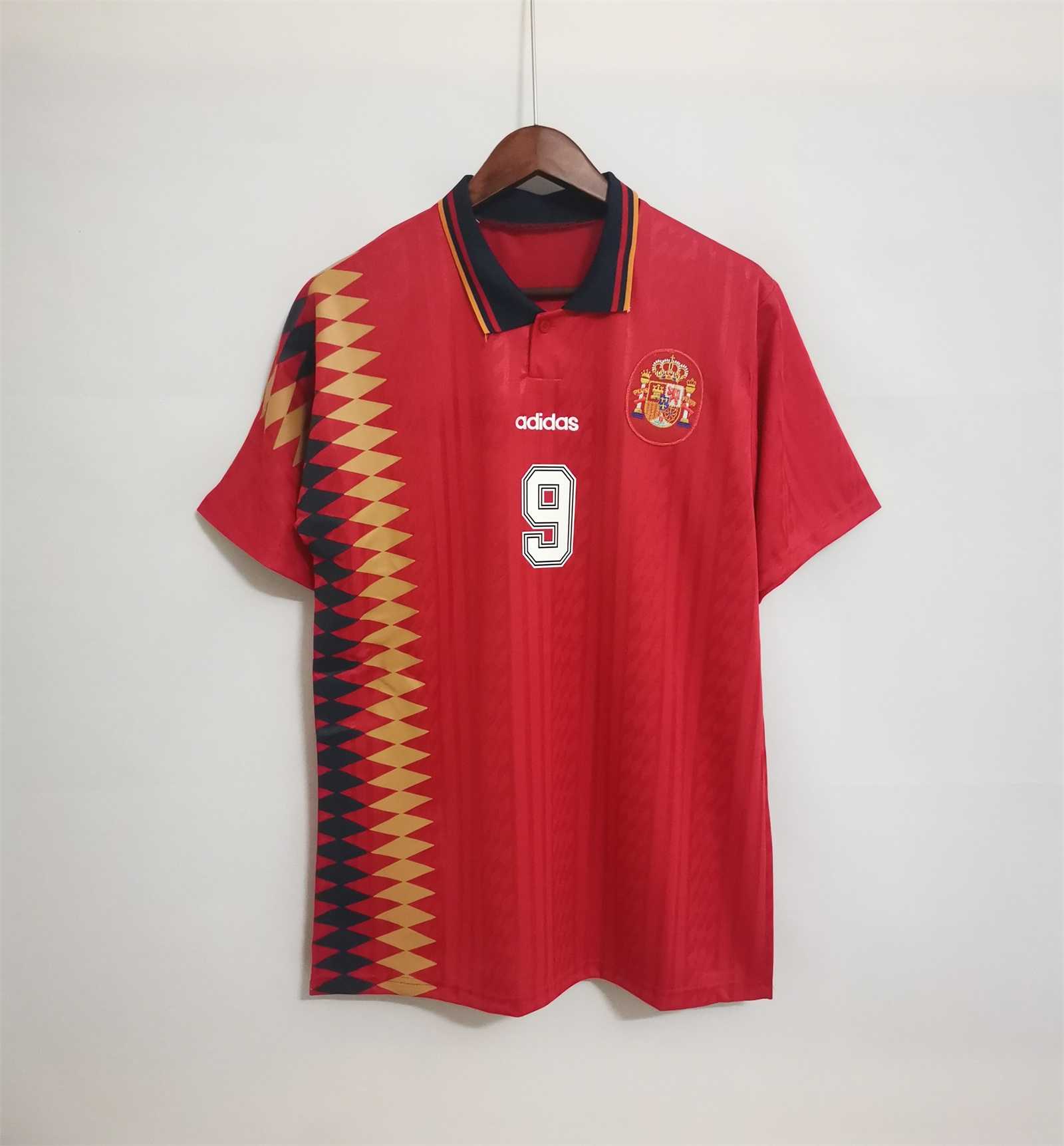 1994 Spain Home World Cup Retro Jersey - gallery