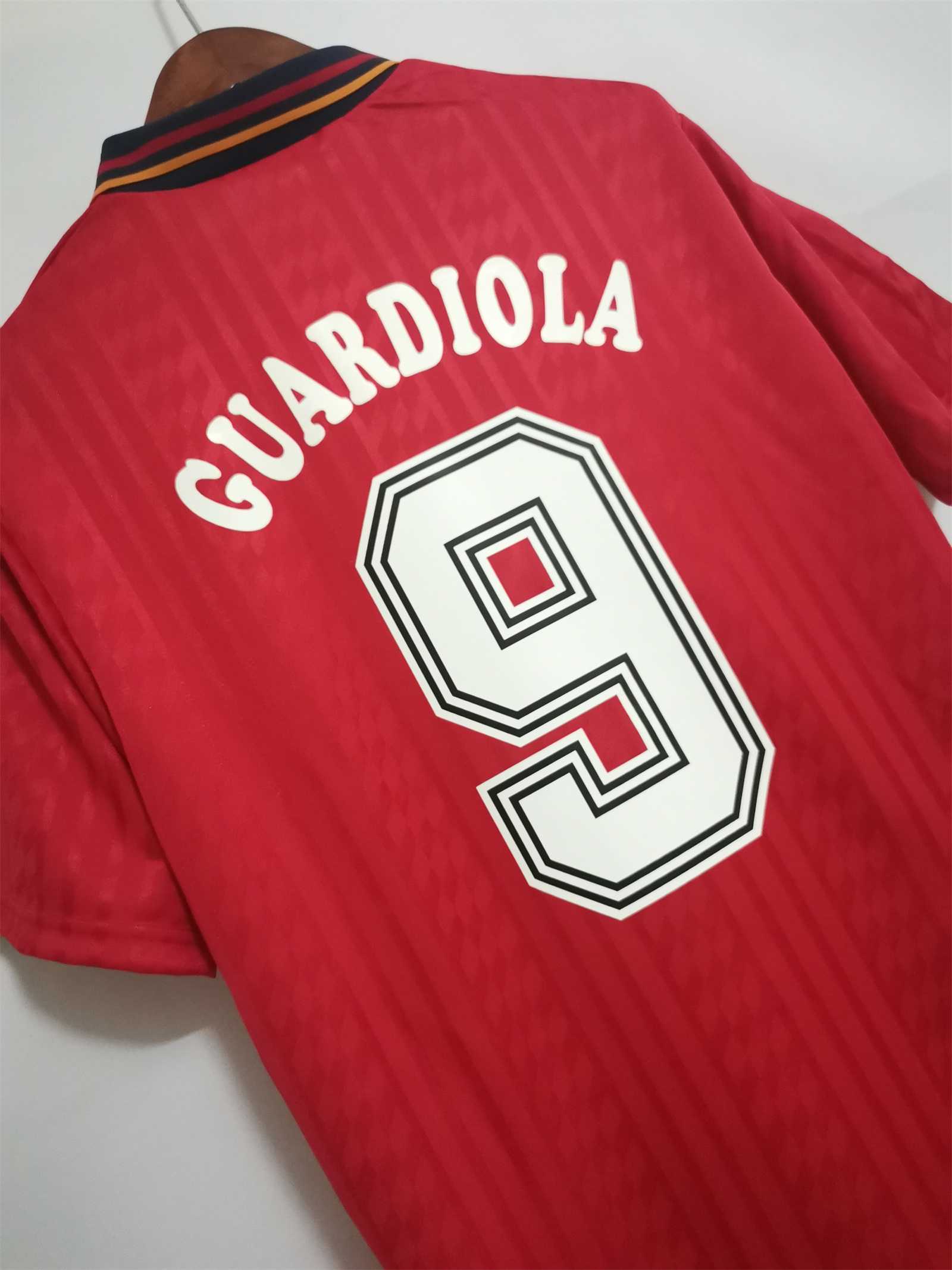 1994 Spain Home World Cup Retro Jersey - gallery