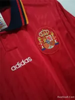1994 Spain Home World Cup Retro Jersey - view 5