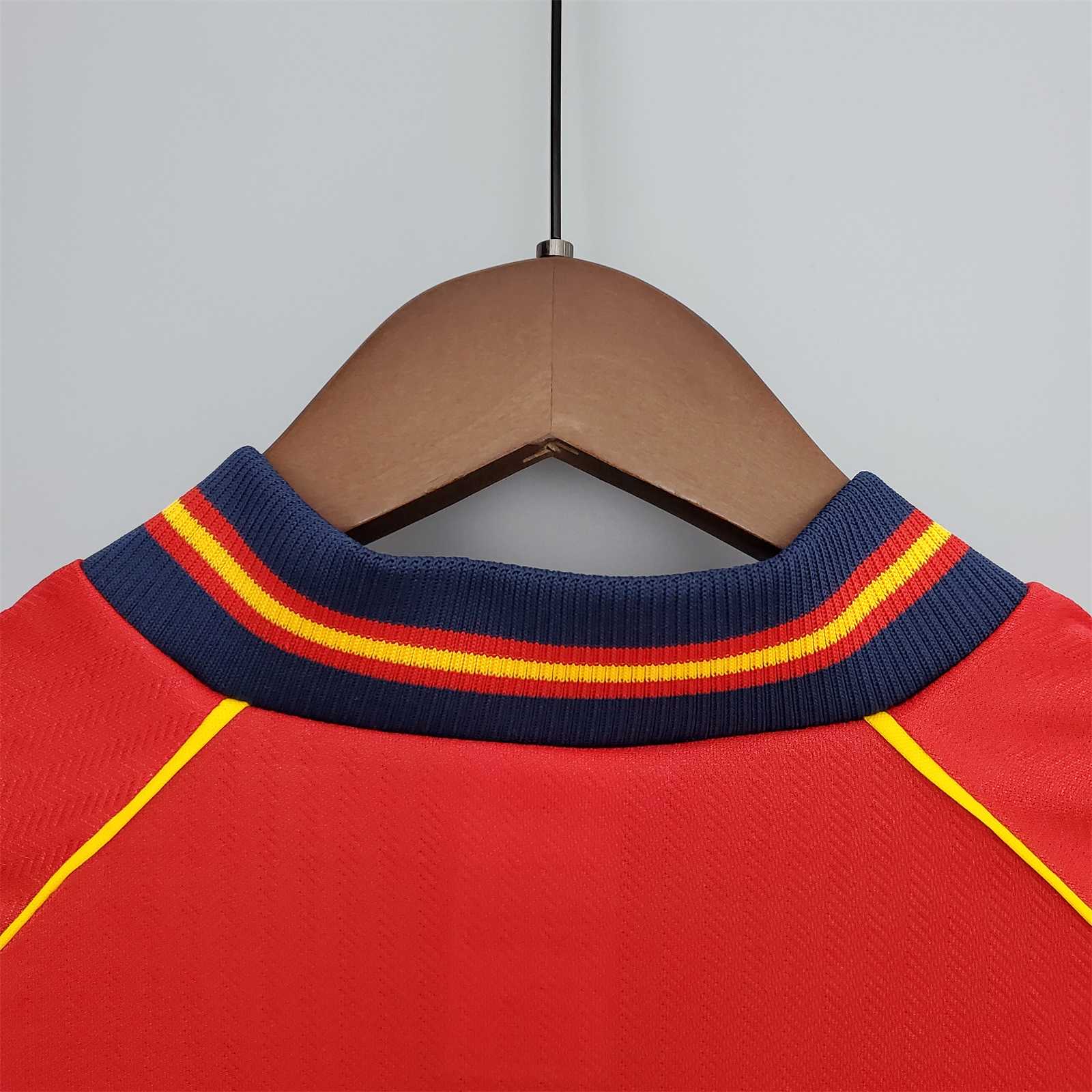 1998 Spain Home World Cup Retro Jersey - gallery