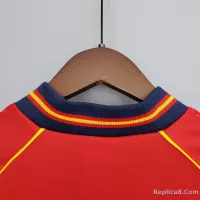 1998 Spain Home World Cup Retro Jersey - view 5