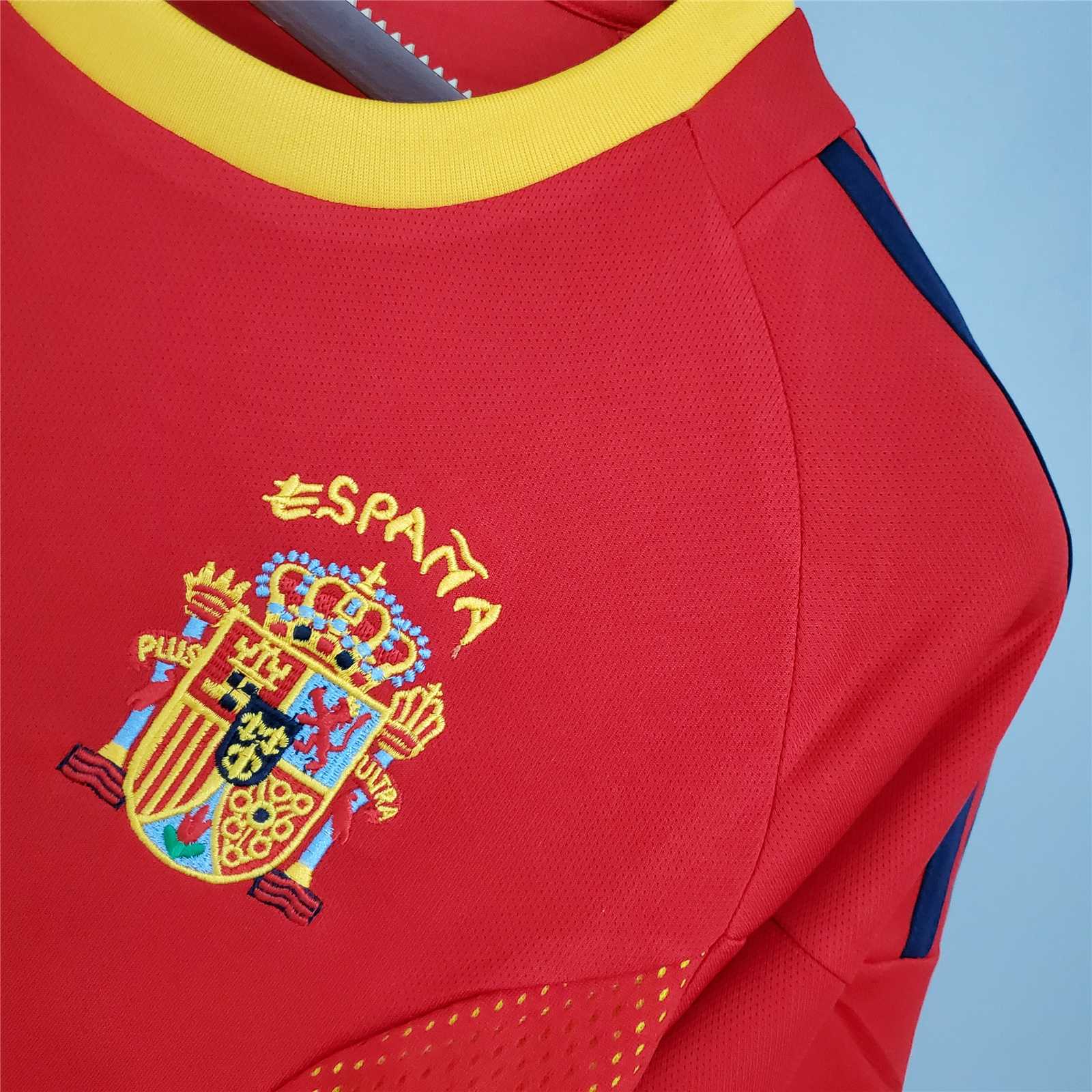 2002 Spain Home World Cup Retro Jersey - gallery