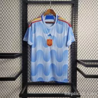 2022 Spain World Cup Away Fan Edition Soccer Jersey - view 1