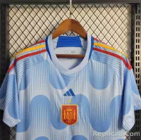 2022 Spain World Cup Away Fan Edition Soccer Jersey - view 9