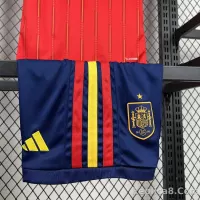 2026 Spain Home World Cup Soccer Kids Kit Jersey+Shorts - view 7
