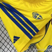 2026 Sweden World Cup Away Soccer Shorts - view 4