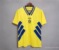 1994 Sweden World Cup Home Soccer Retro Jersey - view 1