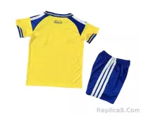 2026 Sweden World Cup Home Football Kids Kit Jersey+Shorts - view 3