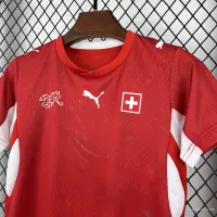 2026 Switzerland Home World Cup Soccer Kids Kit Jersey+Shorts - view 6