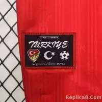 1996 Turkey World Cup Home Football Retro Jersey - view 3