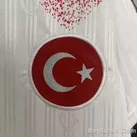 1996 Turkey World Cup Away Football Retro Jersey - view 3